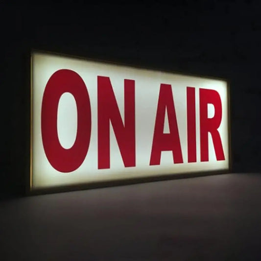 "On Air" Sign. 
LED Light